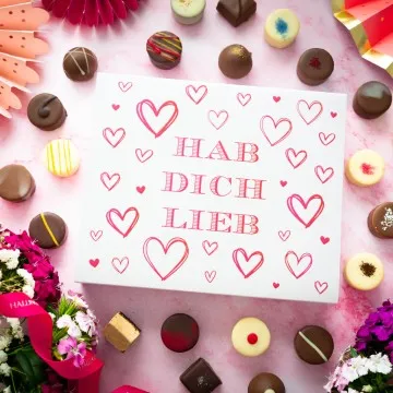 Hab Dich lieb XL (Pralinen Mix, ohne Alkohol)