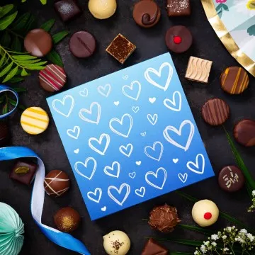 Love Blau L (Pralinen Mix, ohne Alkohol)