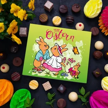 Hasenfamilie XL (Pralinen Mix, ohne Alkohol)