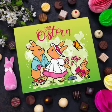 Hasenfamilie XXL (Pralinen Mix, ohne Alkohol)