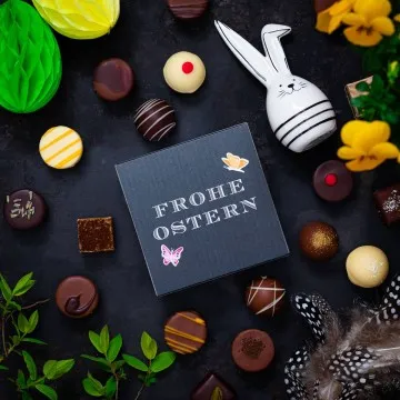 Frohe Ostern Black (Pralinen Mix, ohne Alkohol)