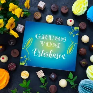 Gruß vom Osterhasen XL (Pralinen Mix, ohne Alkohol)