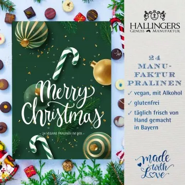 Merry Christmas vegan (Pralinen-Mix, vegan)