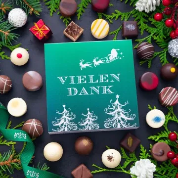 Vielen Dank Grün L (Pralinen Mix, ohne Alkohol)