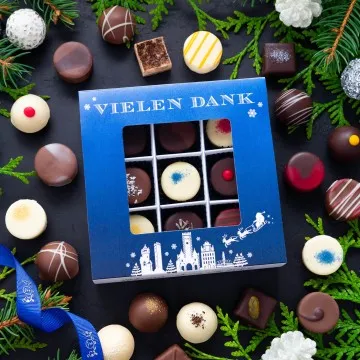 Vielen Dank Blau L (Pralinen-Mix)