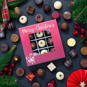 Merry Christmas Rot L (Pralinen-Mix)