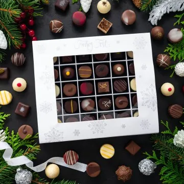 Frohes Fest Weiß XXL (Pralinen-Mix)