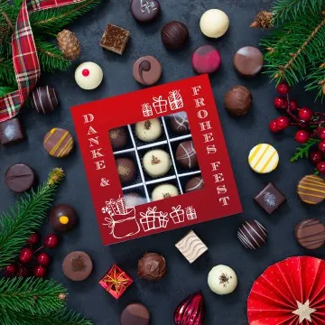 Danke & Frohes Fest L (Pralinen-Mix)