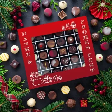 Danke & Frohes Fest XXL (Pralinen-Mix)