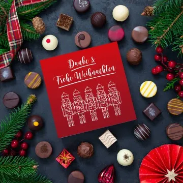 Danke & Frohe Weihnachten L (Pralinen Mix, ohne Alkohol)