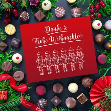 Danke & Frohe Weihnachten XL (Pralinen Mix, ohne Alkohol)