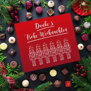 Danke & Frohe Weihnachten XXL (Pralinen Mix, ohne Alkohol)