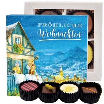 Fröhliche Weihnachten Frau Holle - Pralinen, ohne Alkohol handmade