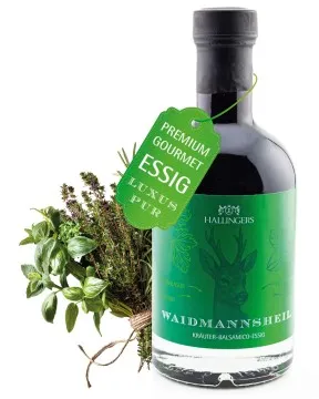 Waidmannsheil (3% SäureKräuter-Balsamico) - Gourmet-Essig, in Geschenk-Flasche