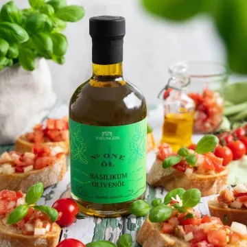 Premium Speise-Öl No. 1 (Basilikum Olivenöl)
