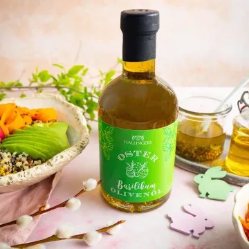 Natives Oster Basilikum-Olivenöl (Basilikum Olivenöl)