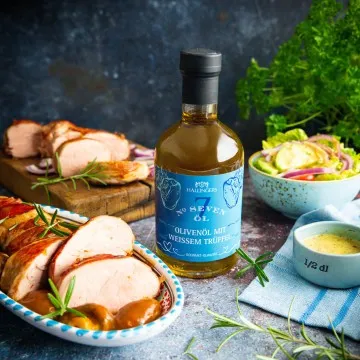 Olivenöl mit weißem Trüffel (Trüffel-Olivenöl)