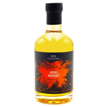 Premium Apfel-Whiskey-Likör (350ml) - Apfel-Whisky, Likör 25% vol. (Exklusivflasche)