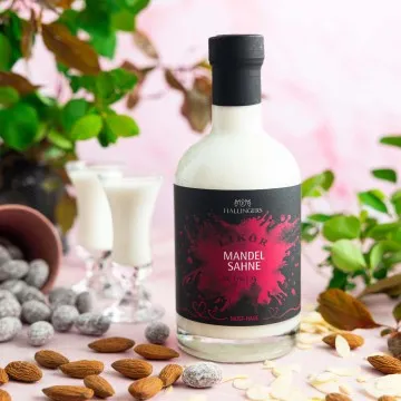 Mandelsahne, Likör 17% vol. (Sahnelikör)
