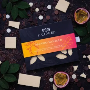 10x Mango-Vanille (Schokoladentafel, weiß)