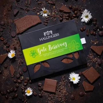 Gute Besserung Green (Schokoladentafel, Vollmilch)