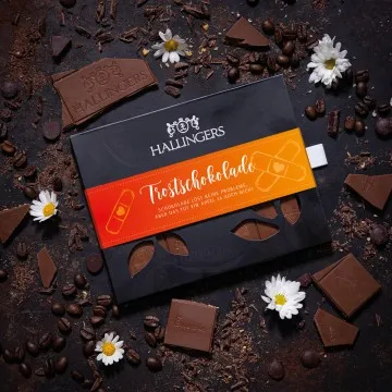 10x Trostschokolade (Schokoladentafel, Vollmilch)