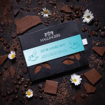 10x Zur Geburt (Schokoladentafel, Vollmilch)