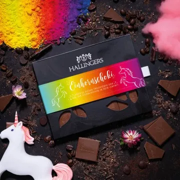 Einhorn-Schoki (Schokoladentafel, Vollmilch)