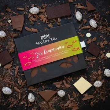 10x Zur Kommunion (Schokoladentafel, Vollmilch)