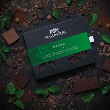 Minze (Schokoladentafel, Zartbitter)