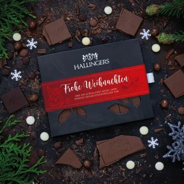 Frohe Weihnachten (Schokoladentafel, Vollmilch)