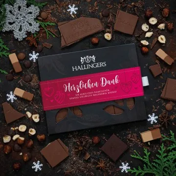 10x Herzlichen Dank (Schokoladentafel, Vollmilch)