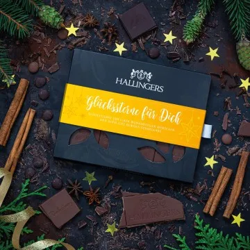 Glückssterne für Dich (Schokoladentafel, Vollmilch)