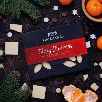 10x Merry Christmas (Schokoladentafel, weiß)