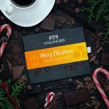 Merry Christmas (Schokoladentafel, Zartbitter)