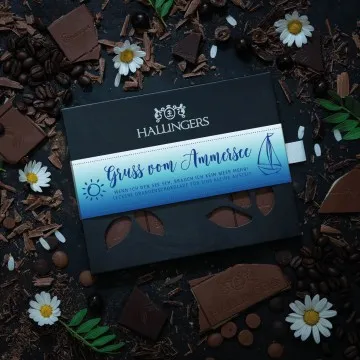 10x Gruß vom Ammersee (Schokoladentafel, Vollmilch)