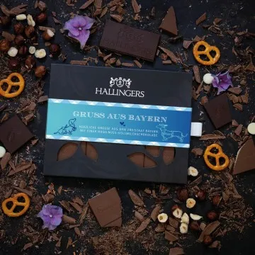 10x Gruß aus Bayern (Schokoladentafel, Vollmilch)