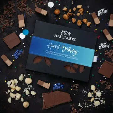 Happy Birthday Blue (Schokoladentafel, Vollmilch)