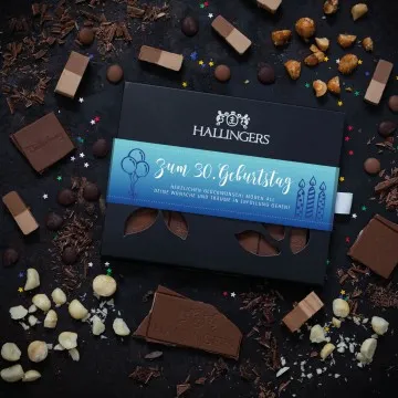 Zum 30. Geburtstag (Schokoladentafel, Vollmilch)