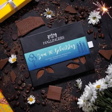 Zum 90. Geburtstag (Schokoladentafel, Vollmilch)