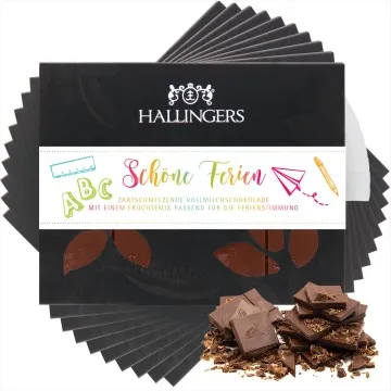 10x Schöne Ferien (Schokoladentafel, Vollmilch)