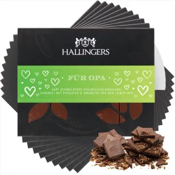 10x Für Opa (Schokoladentafel, Vollmilch)