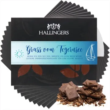 10x Grüße vom Tegernsee (Schokoladentafel, Vollmilch)