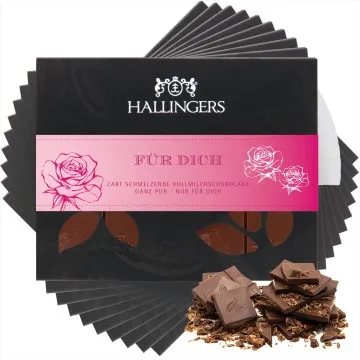 10x Für Dich (Schokoladentafel, Vollmilch)