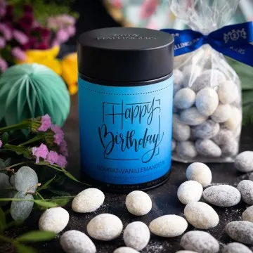Happy Birthday (Nougat-Vanille-Mandeln)