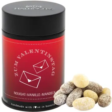 Zum Valentinstag (Nougat-Vanille-Mandeln)