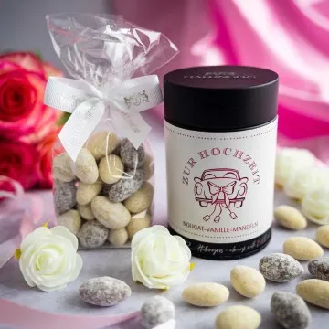 Zur Hochzeit (Nougat-Vanille-Mandeln)