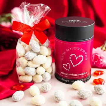 Zum Muttertag (Nougat-Vanille-Mandeln)
