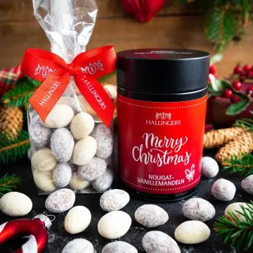 Merry Christmas (Nougat-Vanille-Mandeln)