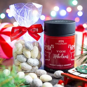 Vom Nikolaus (Nougat-Vanille-Mandeln)